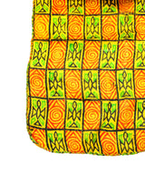 Block Printed Indian Silk Scarf Accessory arcadeshops.com