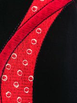 Swirl Brocade Crop Jacket Jacket arcadeshops.com