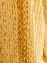 Mary McFadden Pleated Gold Top Top arcadeshops.com