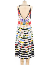 Mary Katrantzou Floral Striped Dress Dress arcadeshops.com