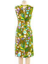 1960's Floral Sleeveless Dress Dress arcadeshops.com
