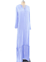 Mary McFadden Pleated Periwinkle Dress Dress arcadeshops.com