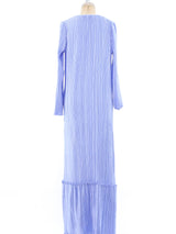 Mary McFadden Pleated Periwinkle Dress Dress arcadeshops.com