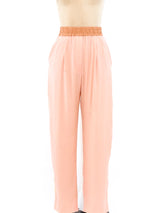 Haider Ackermann Blush Silk Pants Bottom arcadeshops.com