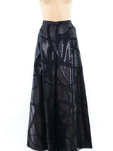 Issey Miyake Tonal Mosaic Wide Leg Pants Bottom arcadeshops.com