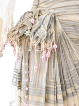 Zandra Rhodes Embellished Silk Chiffon Gown Dress arcadeshops.com
