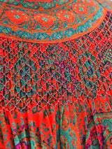 Treacy Lowe Paisley Printed Silk Maxi Dress Dress arcadeshops.com