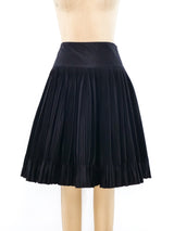Jean Paul Gaultier Pleated Taffeta Circle Skirt Bottom arcadeshops.com