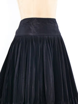 Jean Paul Gaultier Pleated Taffeta Circle Skirt Bottom arcadeshops.com