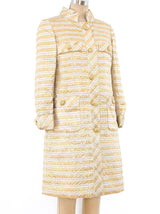 Lillie Rubin Mixed Metallic Brocade Coat Jacket arcadeshops.com