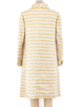 Lillie Rubin Mixed Metallic Brocade Coat Jacket arcadeshops.com