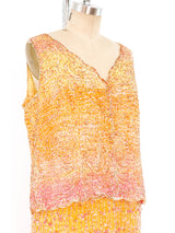 Oscar de la Renta Beaded Fringe Ensemble Suit arcadeshops.com