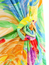 Leonard Paris Abstract Print Jersey Dress Dress arcadeshops.com