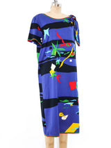 Leonard Paris Matisse Inspired Printed Dress Dress arcadeshops.com