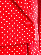 Valentino Polka Dot Skirt Suit Suit arcadeshops.com