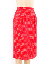 Valentino Polka Dot Skirt Suit Suit arcadeshops.com