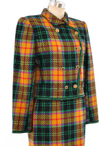 Ungaro Metallic Check Skirt Suit Suit arcadeshops.com
