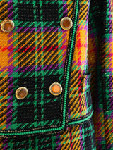 Ungaro Metallic Check Skirt Suit Suit arcadeshops.com