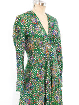 Victor Costa Sequin Embellished Paisley Dress Dress arcadeshops.com