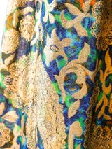Malcolm Starr Metallic Brocade Gown Dress arcadeshops.com