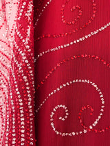 Richilene Glitter Embellished Silk Column Dress Dress arcadeshops.com