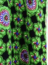 Adele Simpson Green Floral Rhinestone Embellished Dress Dress arcadeshops.com