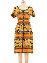 1960's Oscar de la Renta Paisley Dress Dress arcadeshops.com