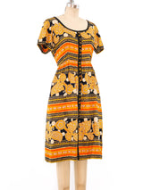 1960's Oscar de la Renta Paisley Dress Dress arcadeshops.com