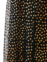 Victor Costa Gold Sequin Embellished Dress Dress arcadeshops.com