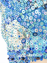 Floral Chiffon Maxi Dress with Beaded Vest Dress arcadeshops.com