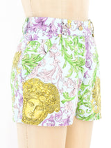 Versace Jeans Couture Barocco Printed Shorts Bottom arcadeshops.com