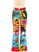 Christian Dior Rasta Print Jeans Bottom arcadeshops.com