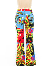 Christian Dior Rasta Print Jeans Bottom arcadeshops.com