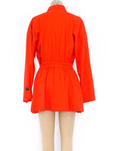 Karl Lagerfeld Orange Coat Dress Dress arcadeshops.com
