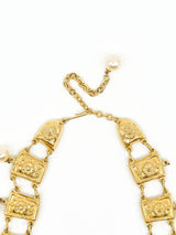 Faux Pearl Bib Necklace Accessory arcadeshops.com