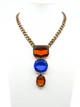 Yves Saint Laurent Crystal Drop Necklace Accessory arcadeshops.com