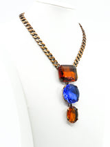 Yves Saint Laurent Crystal Drop Necklace Accessory arcadeshops.com