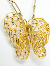 Butterfly Pendant Necklace Accessory arcadeshops.com