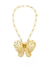 Butterfly Pendant Necklace Accessory arcadeshops.com