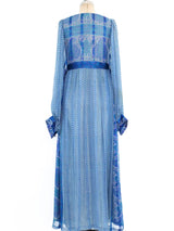 Raksha Block Printed Silk Dress Dress arcadeshops.com