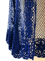 Indigo Crochet Ruffle Dress Dress arcadeshops.com
