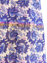 Metallic Striped Floral Indian Dress Dress arcadeshops.com