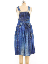 Comme des Garcons Denim Printed Jumper Dress Dress arcadeshops.com