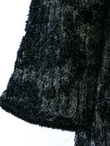 Missoni Black Lurex Knit Overcoat Jacket arcadeshops.com