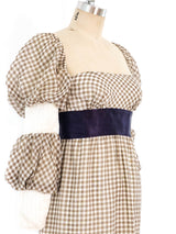 Gingham Maxi Dress Dress arcadeshops.com