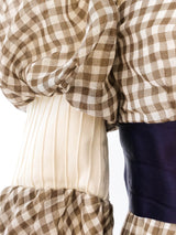 Gingham Maxi Dress Dress arcadeshops.com