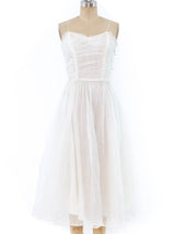 Emma Domb Ruched Bustier Dress Dress arcadeshops.com