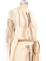 Printed Silk Chiffon Caftan Dress Dress arcadeshops.com