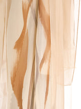 Printed Silk Chiffon Caftan Dress Dress arcadeshops.com