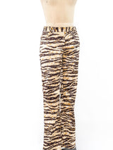 Dolce and Gabbana Animal Printed Pants Bottom arcadeshops.com